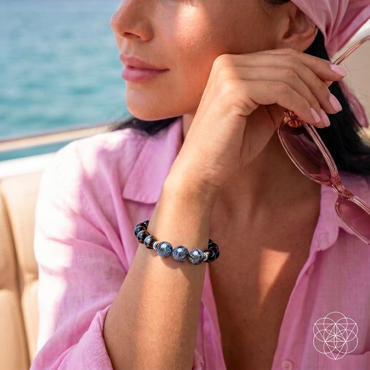 Pietersite Beaded Bracelet