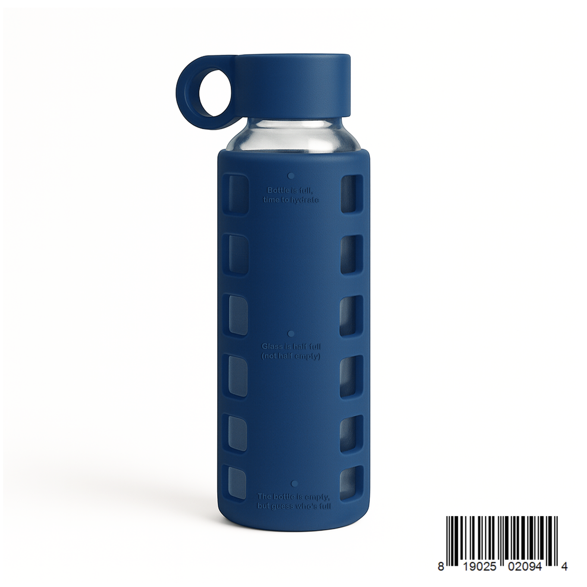 Purifyou Glass Water Bottle — Silicone Sleeve
