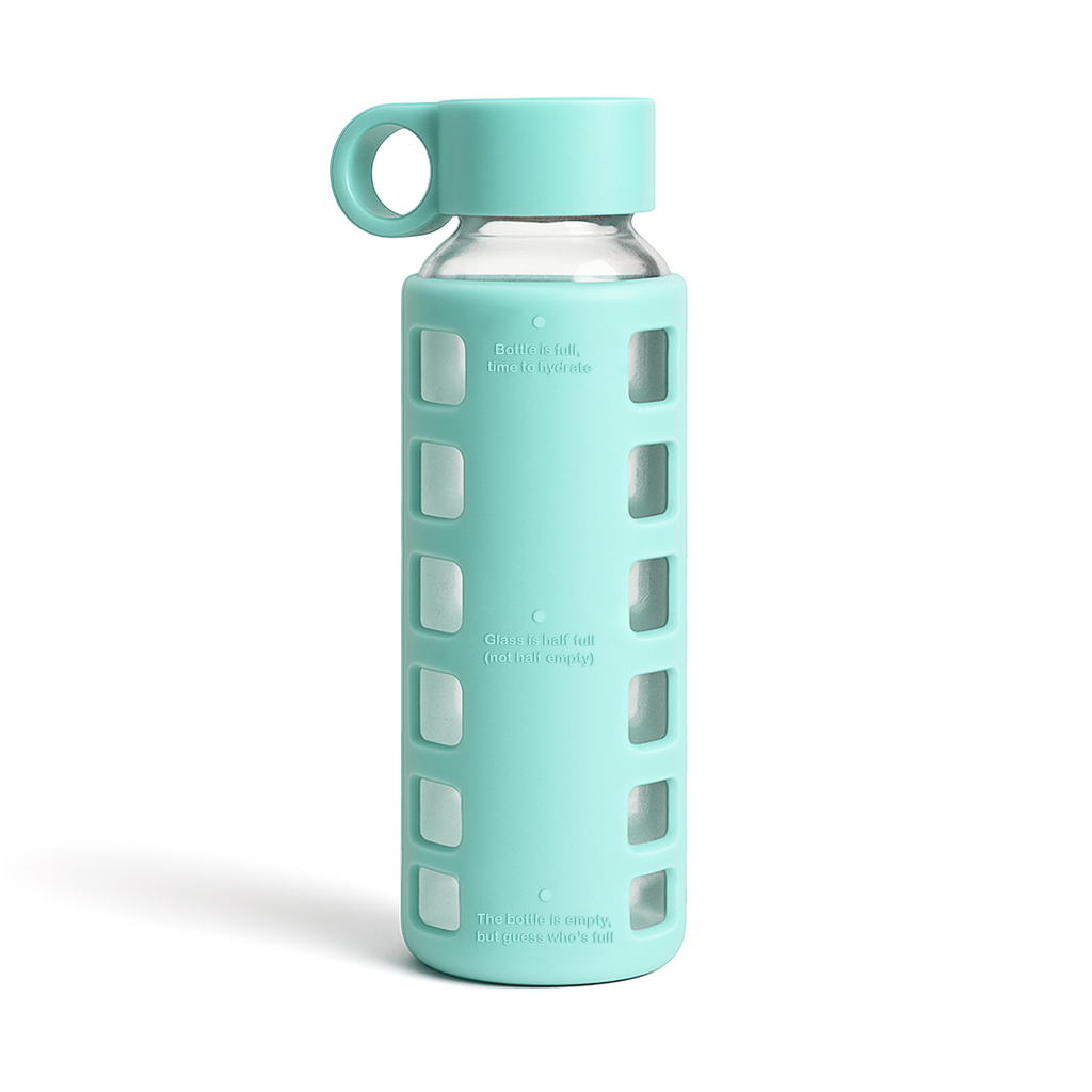 Purifyou Glass Water Bottle — Silicone Sleeve