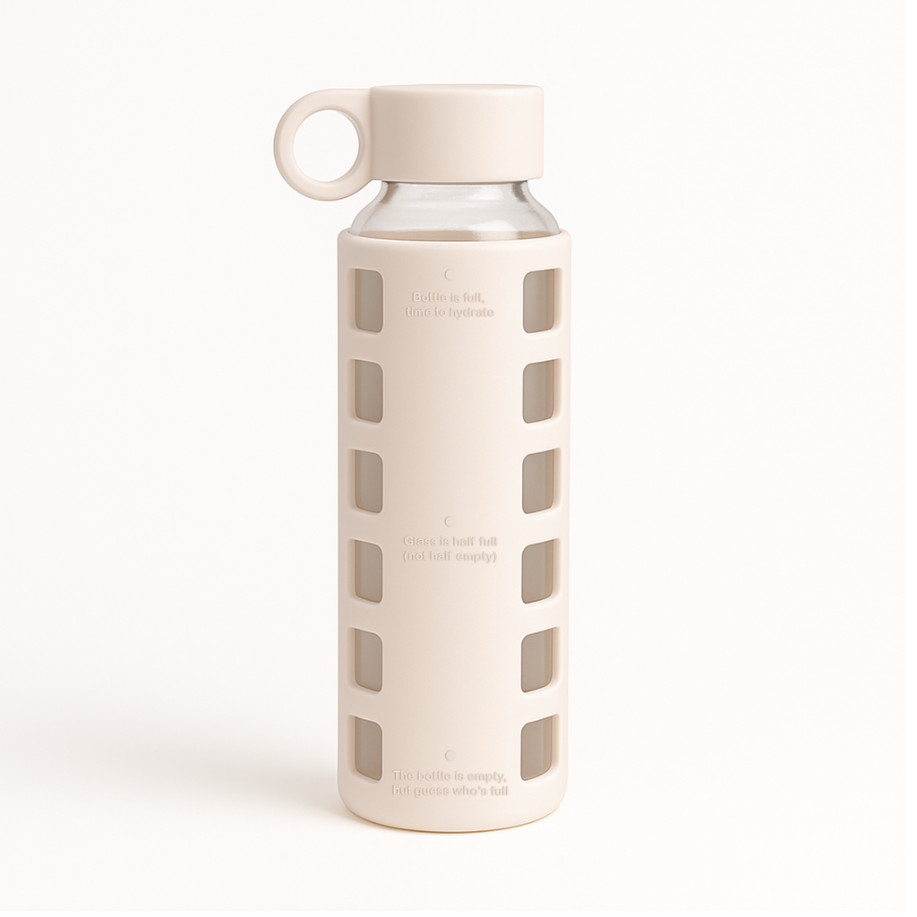 Purifyou Glass Water Bottle — Silicone Sleeve