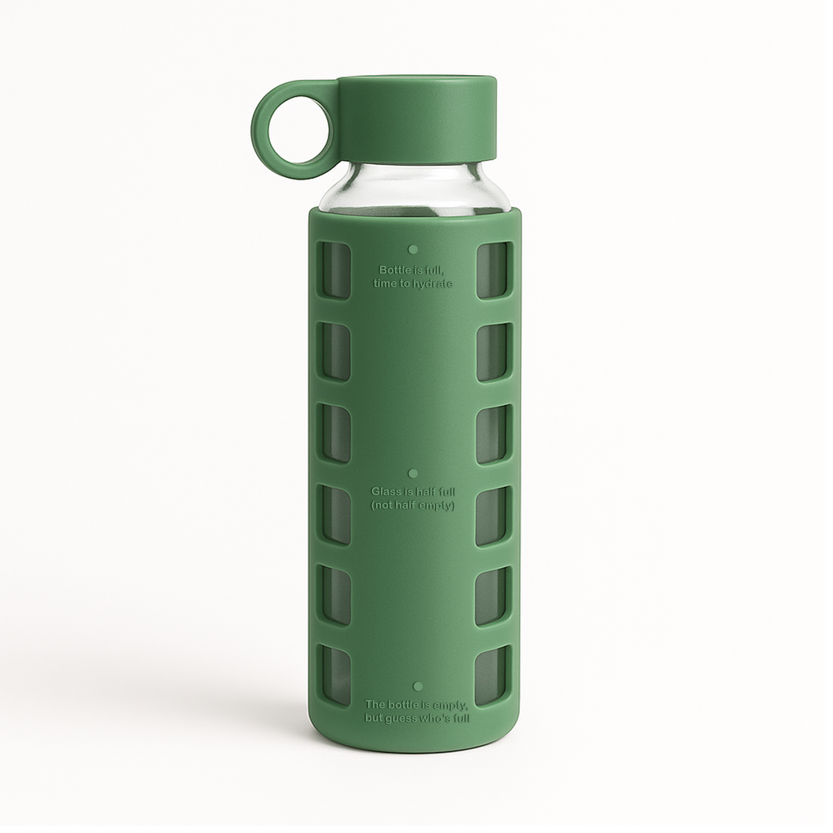 Purifyou Glass Water Bottle — Silicone Sleeve