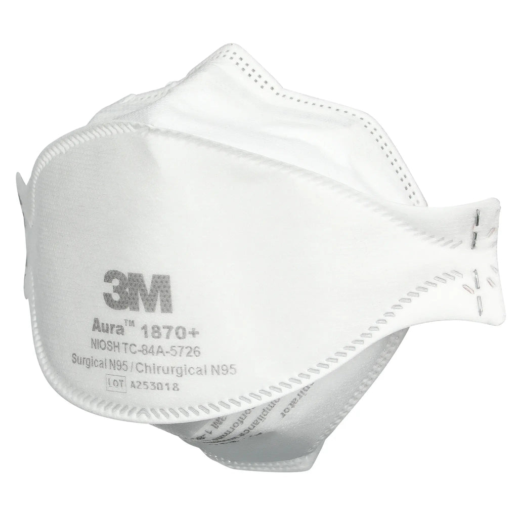 3M 1870+ Aura N95 Health Care Particulate Respirator & Surgical Mask