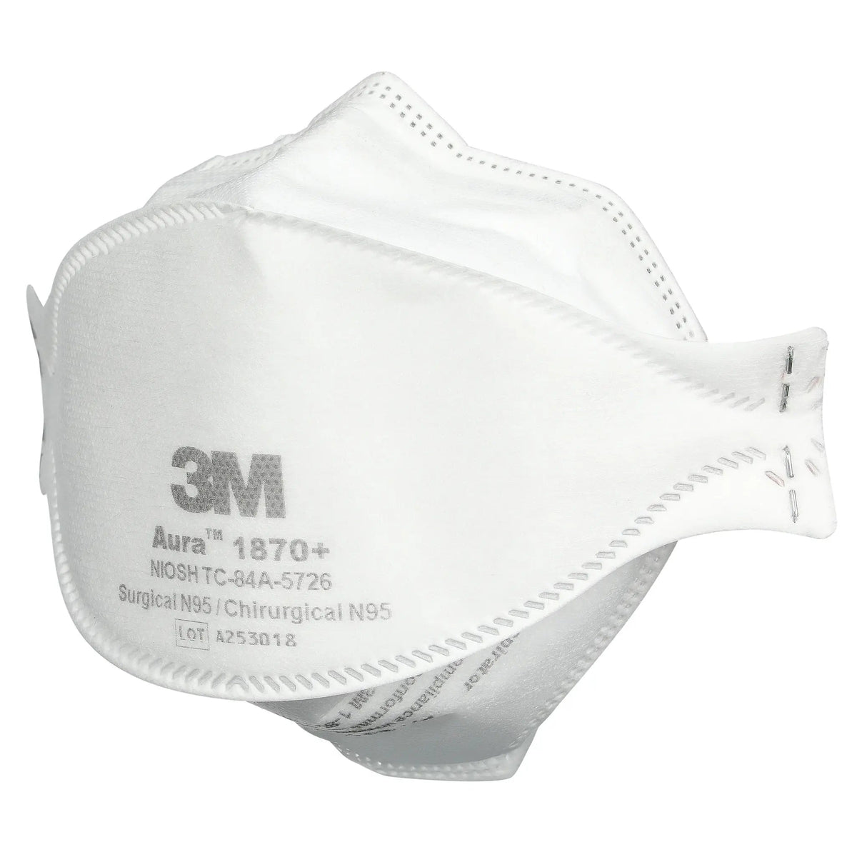 3M 1870+ Aura N95 Health Care Particulate Respirator & Surgical Mask