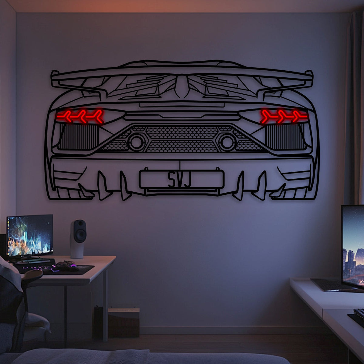 Aventador SVJ Metal Wall Art