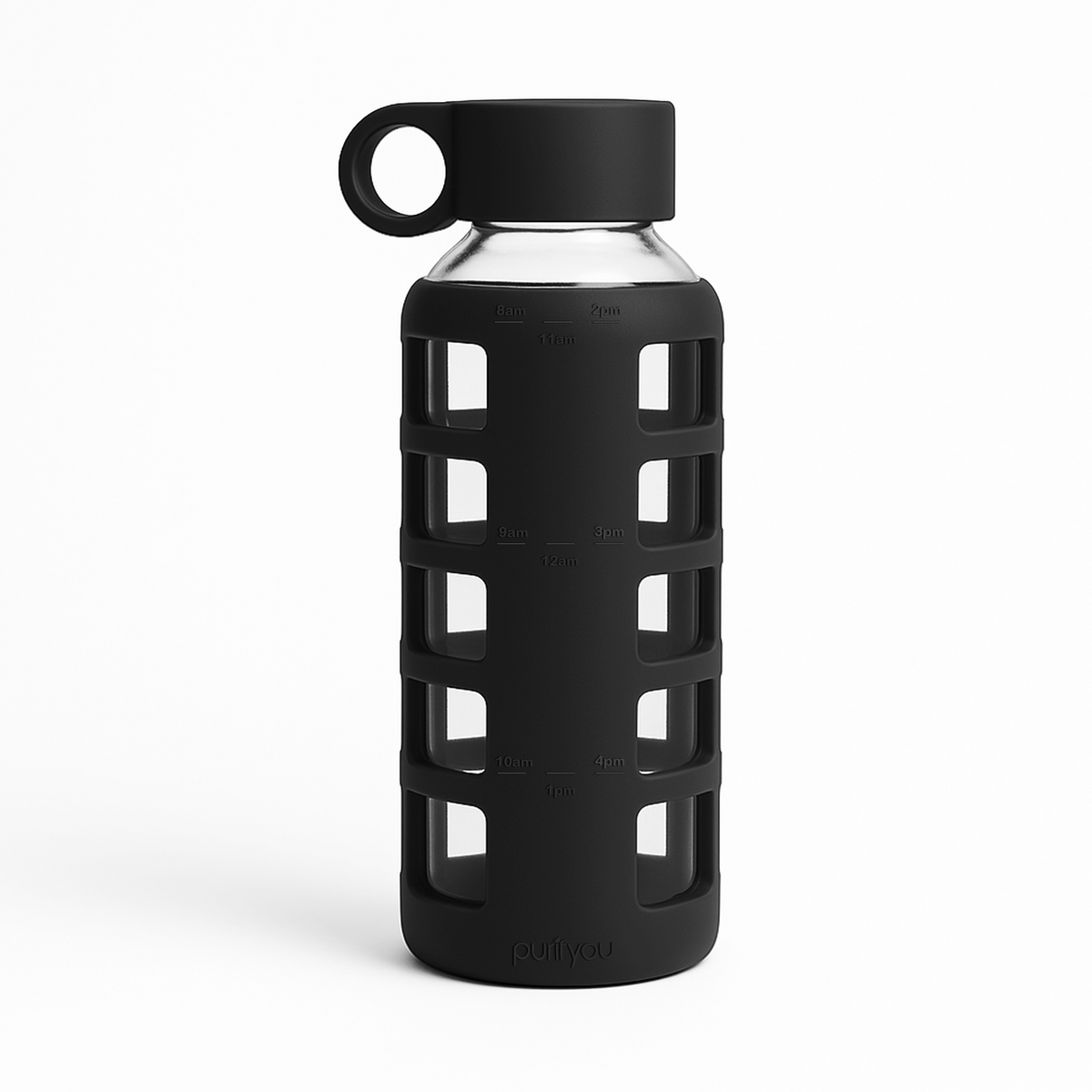 Purifyou Glass Water Bottle — Silicone Sleeve