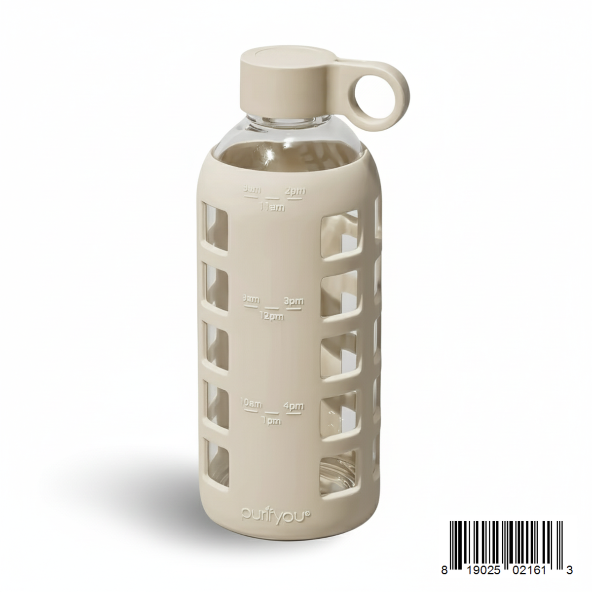 Purifyou Glass Water Bottle — Silicone Sleeve