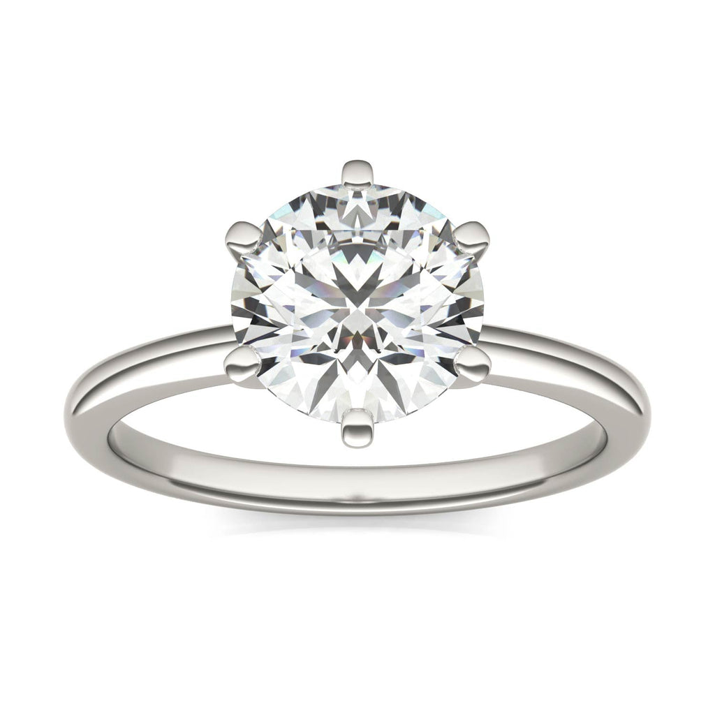 2 CTW Lab-Grown Diamond Solitaire Engagement Ring