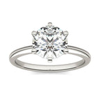 2 CTW Lab-Grown Diamond Solitaire Engagement Ring