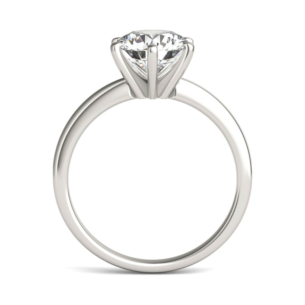2 CTW Lab-Grown Diamond Solitaire Engagement Ring