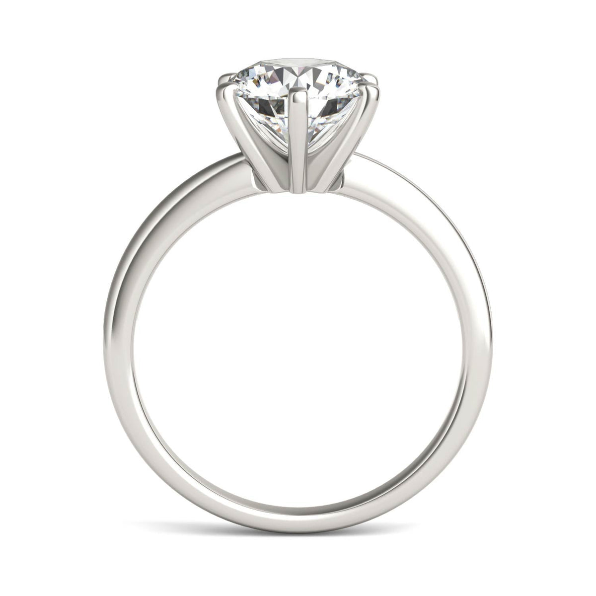 2 CTW Lab-Grown Diamond Solitaire Engagement Ring