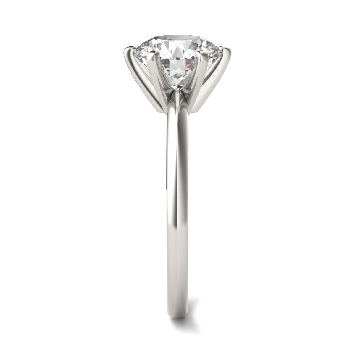 2 CTW Lab-Grown Diamond Solitaire Engagement Ring