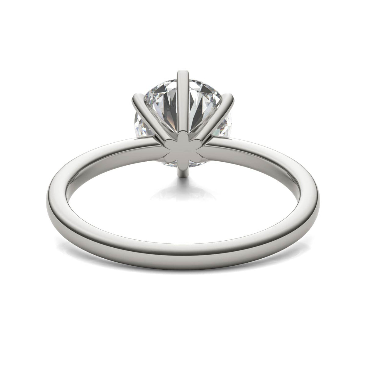 2 CTW Lab-Grown Diamond Solitaire Engagement Ring