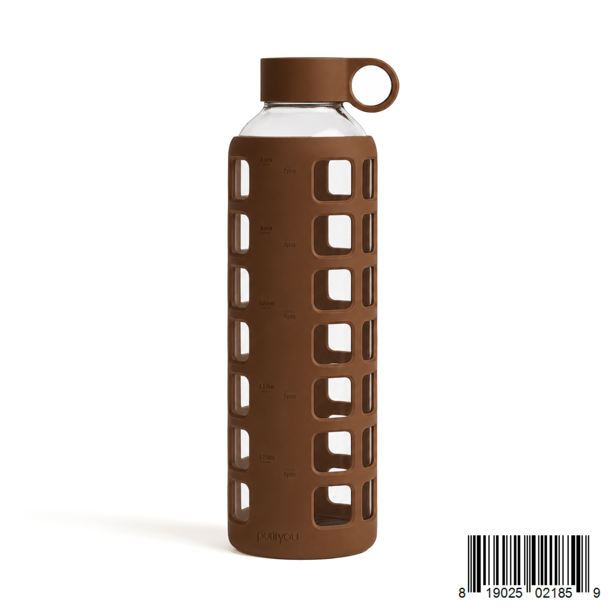 Purifyou Glass Water Bottle — Silicone Sleeve