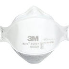 3M 9205+ N95 Aura Particulate Respirator Mask, White, Standard