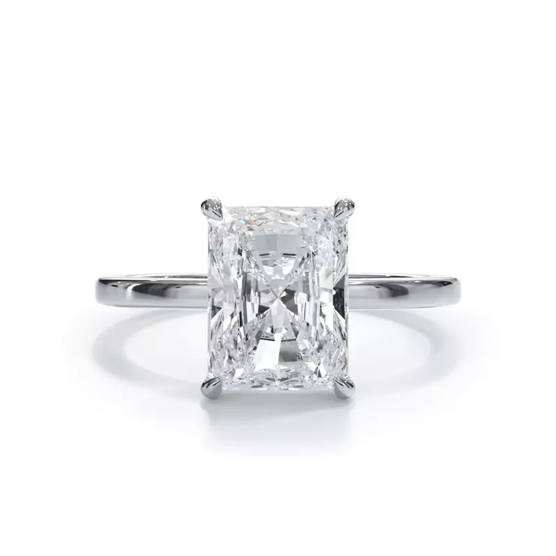 2 CTW Lab-Grown Diamond Solitaire Engagement Ring