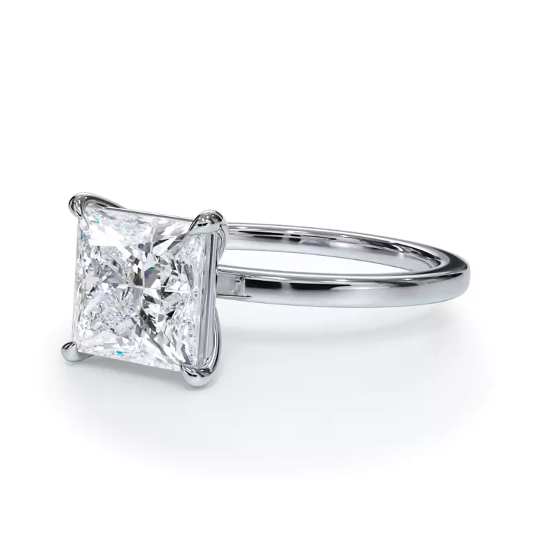 2 CTW Lab-Grown Diamond Solitaire Engagement Ring