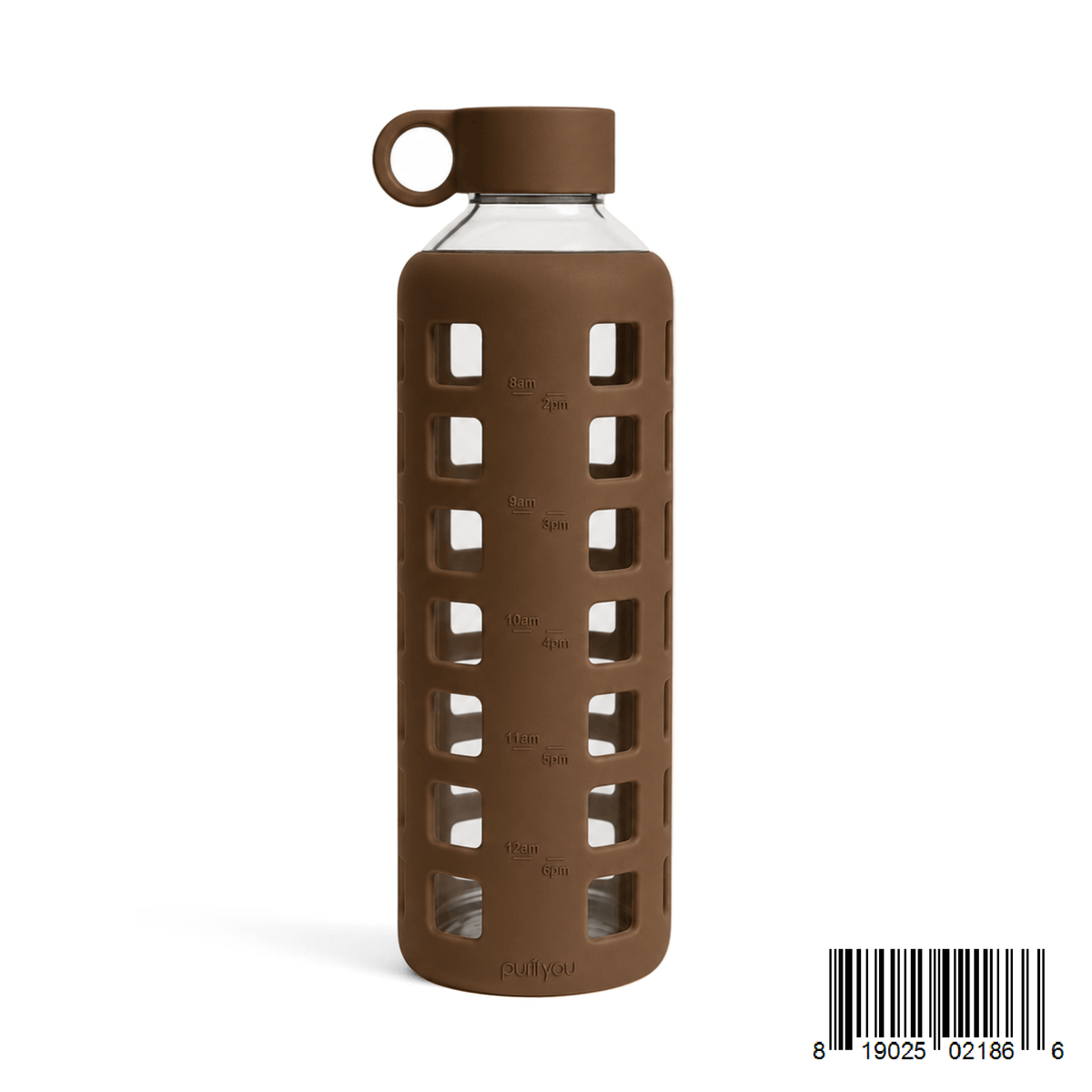 Purifyou Glass Water Bottle — Silicone Sleeve
