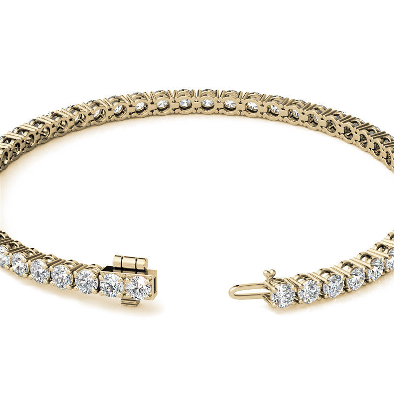 8.5 CTW Lab-Grown Diamond Tennis Bracelet — 14K Gold