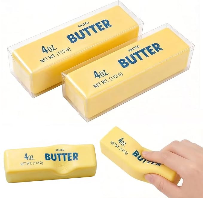 Slow-Rising Butter Stick Fidget Toys — 2-Pack