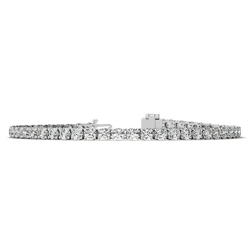 8.5 CTW Lab-Grown Diamond Tennis Bracelet — 14K Gold