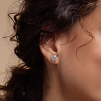 5 CTW Lab-Grown Diamond Stud Earrings — 14K Gold