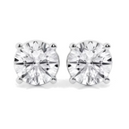 5 CTW Lab-Grown Diamond Stud Earrings — 14K Gold