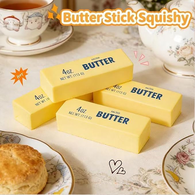 Slow-Rising Butter Stick Fidget Toys — 2-Pack