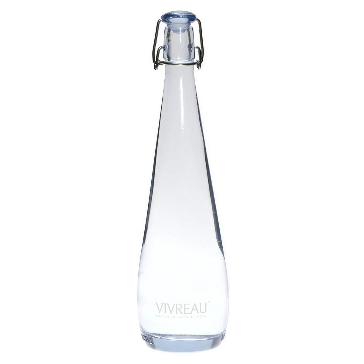 Vivreau Advanced Water Systems BOT-VIV-SP-750 Glass Serving Bottle, 750 mL, One-Piece Fitted Cap Case of 20
