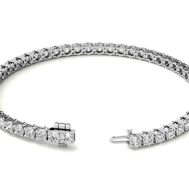 8.5 CTW Lab-Grown Diamond Tennis Bracelet — 14K Gold