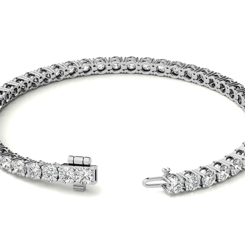 6.5 CTW Lab-Grown Diamond Tennis Bracelet — 14K Gold