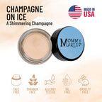 Champagne on Ice Any Wear Creme - A Waterproof Multi-tasking creme to powder product for eyes, cheeks & lips. Can be worn anywhere