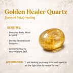 Golden Healer Quartz Beaded Bracelet