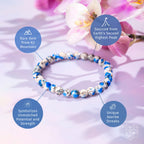 K2 Stone Beaded Bracelet — 6 mm