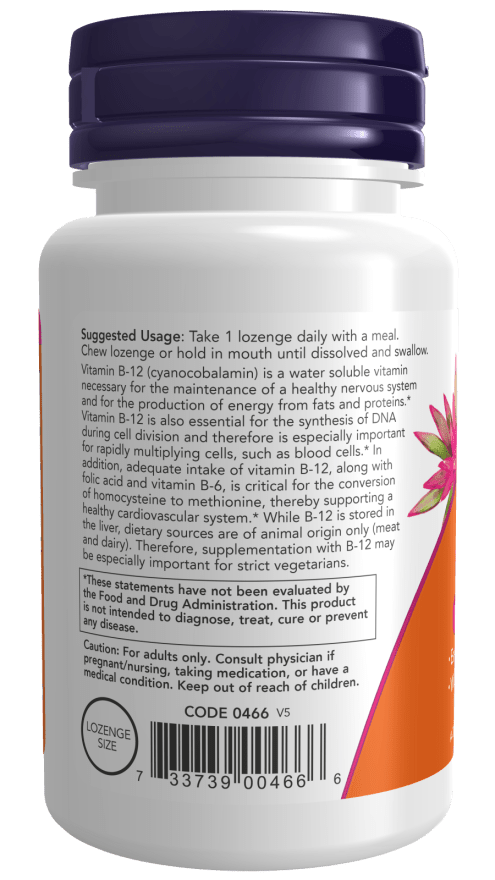 Vitamin B-12 Lozenges — 1,000 mcg, 250 Count