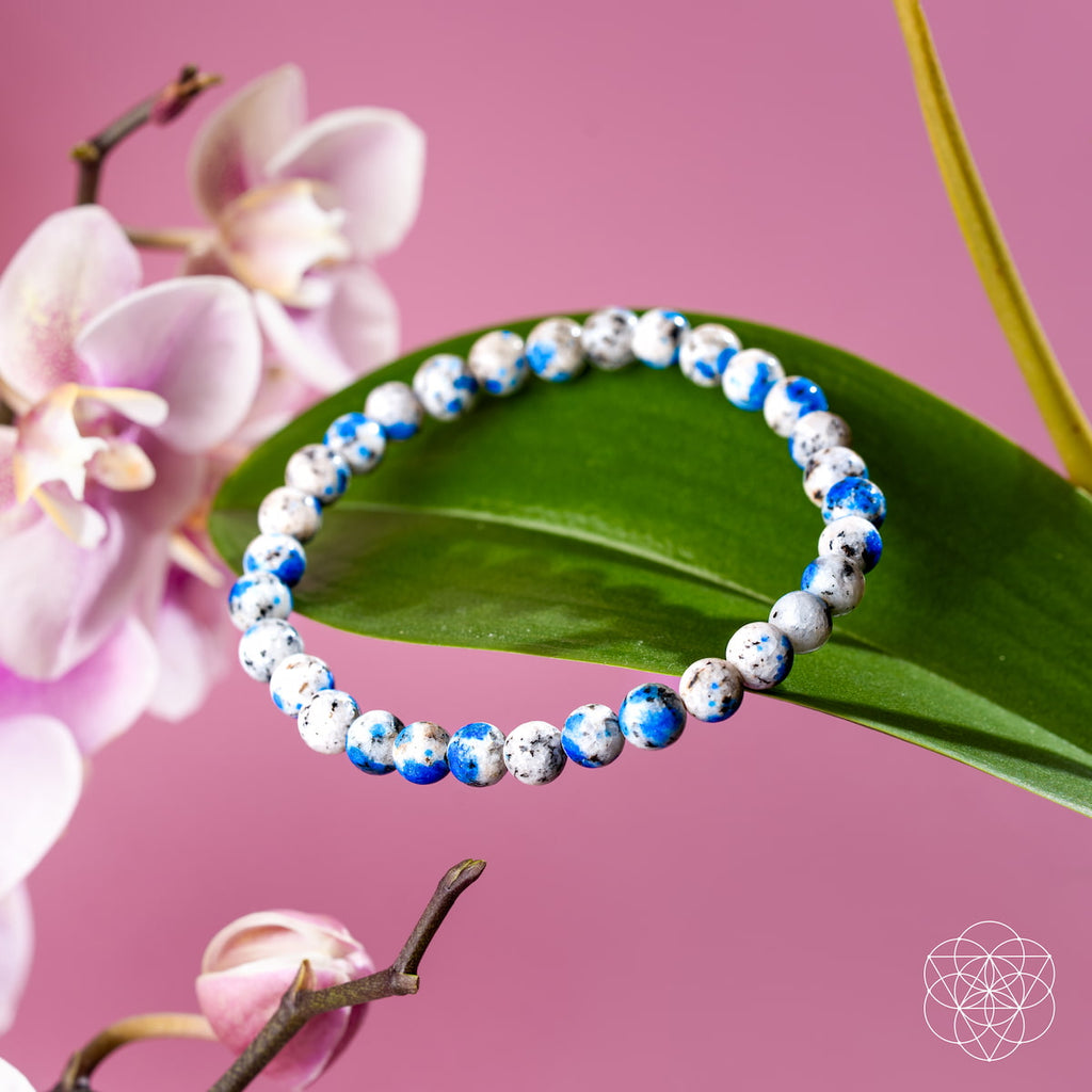 K2 Stone Beaded Bracelet — 6 mm
