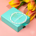 Ice Quartz Beaded Bracelet — 6 mm