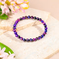 Galaxy Tiger’s Eye Beaded Bracelet — 6 mm