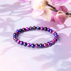 Galaxy Tiger’s Eye Beaded Bracelet — 6 mm
