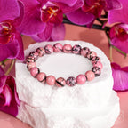 Rhodonite Beaded Bracelet