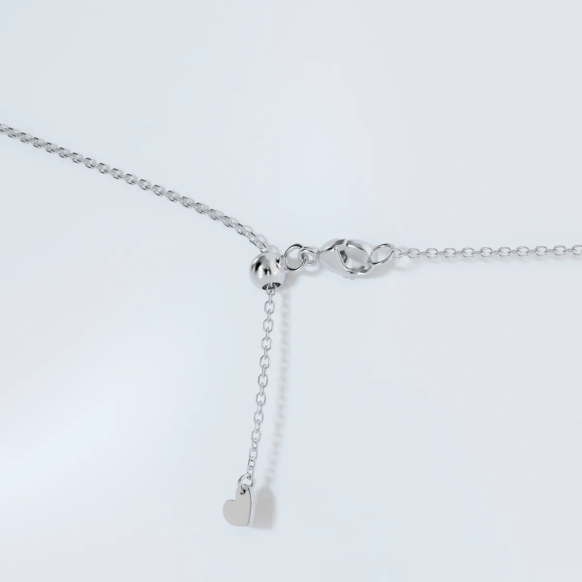 3 CTW Heart Lab-Grown Diamond Pendant — 14K Gold