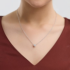 3 CTW Heart Lab-Grown Diamond Pendant — 14K Gold