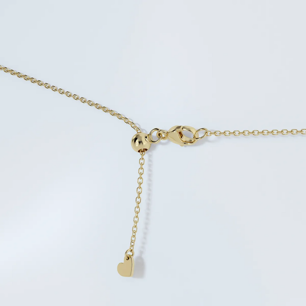 3 CTW Heart Lab-Grown Diamond Pendant — 14K Gold