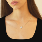 3 CTW Heart Lab-Grown Diamond Pendant — 14K Gold