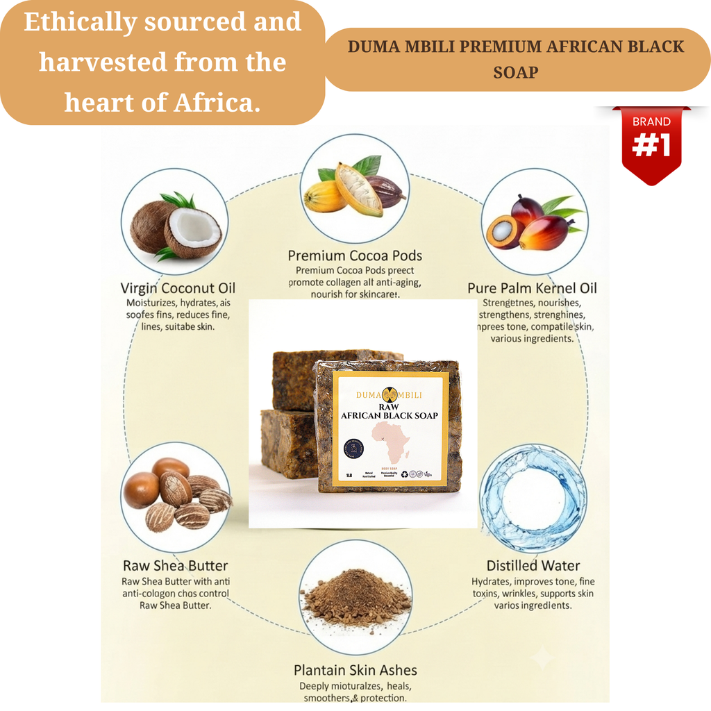 Traditional African Black Soap — Ghanaian Skincare