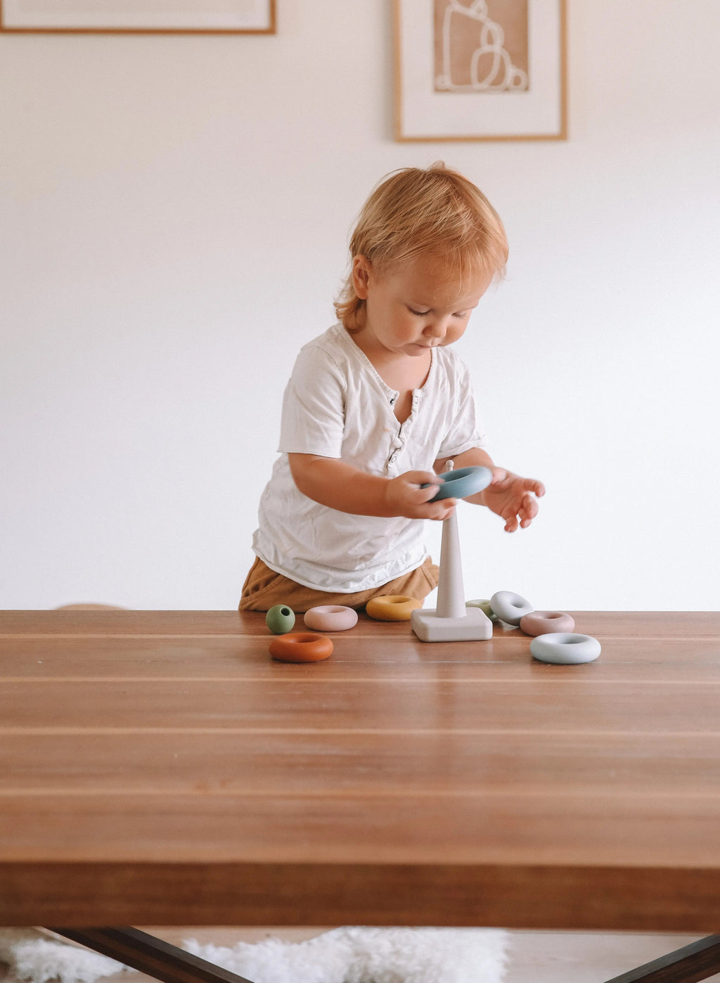 Silicone Ring Stacking Toy — 10-Piece Set | LYTL®️