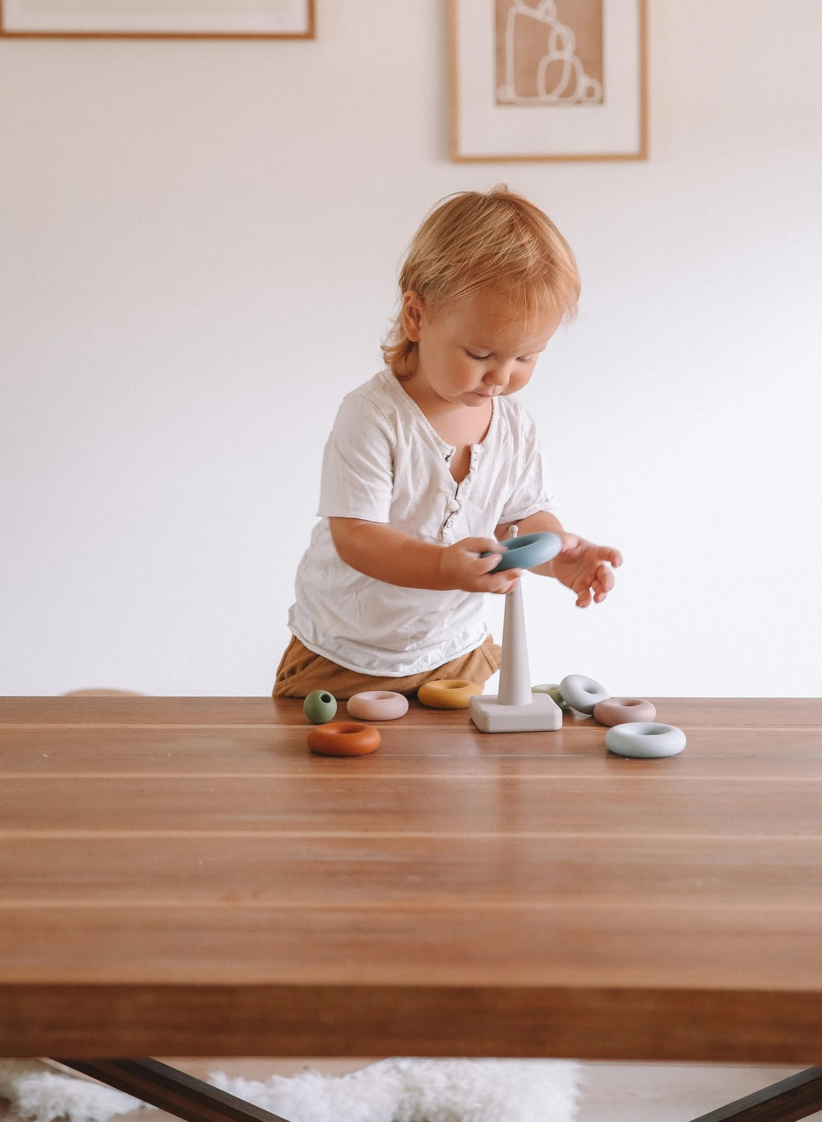Silicone Ring Stacking Toy — 10-Piece Set | LYTL®️