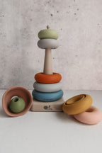Silicone Ring Stacking Toy — 10-Piece Set | LYTL®️