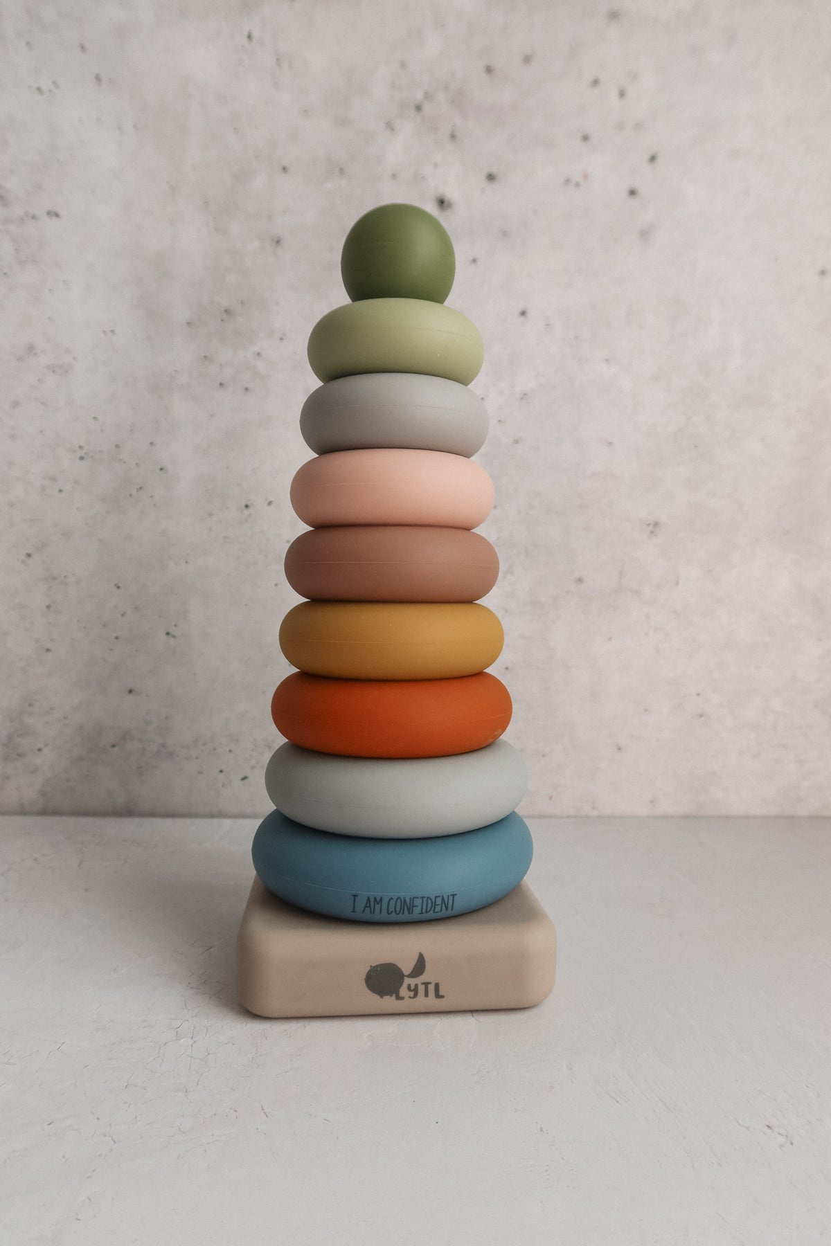 Silicone Ring Stacking Toy — 10-Piece Set | LYTL®️