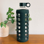 Purifyou Glass Water Bottle — Silicone Sleeve