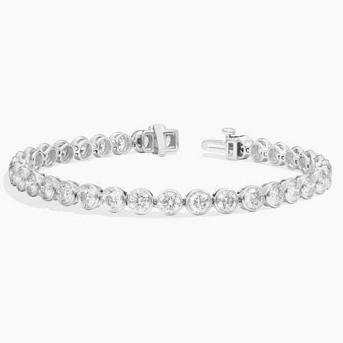 10 CTW Moissanite Tennis Bracelet — Gold Plated